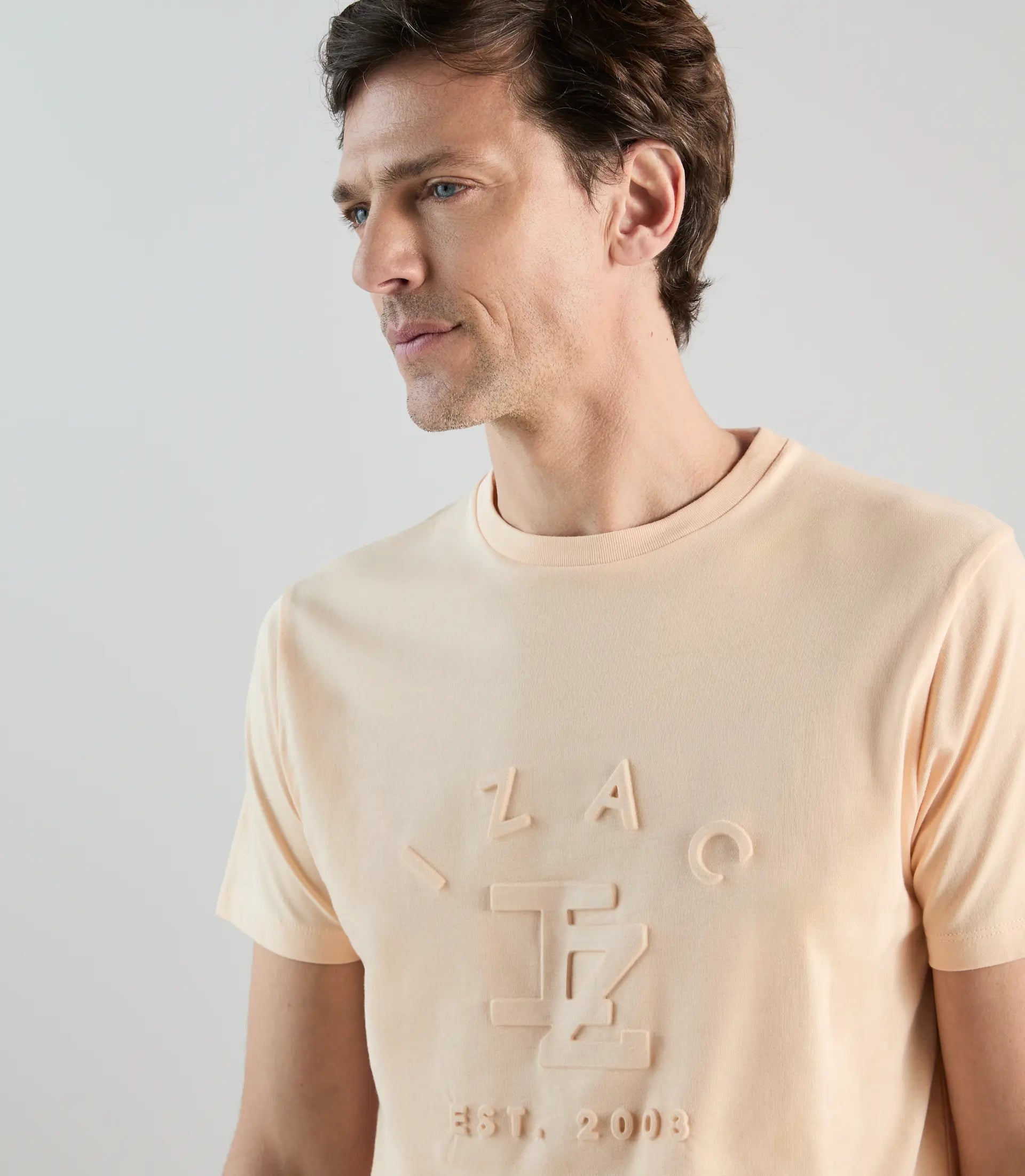 T-shirt à manches courtes orange clair - IZAC