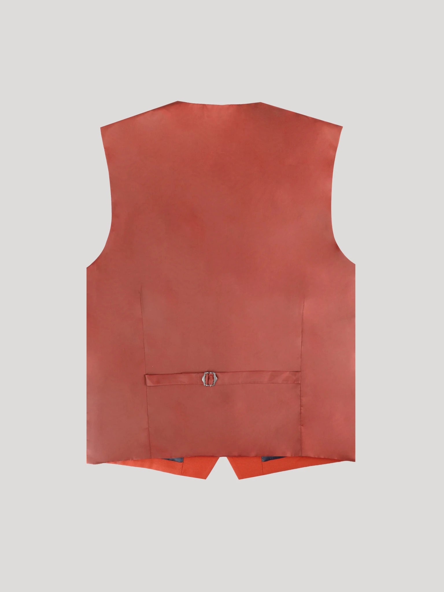 Gilet ville en laine majoritaire terracotta - IZAC