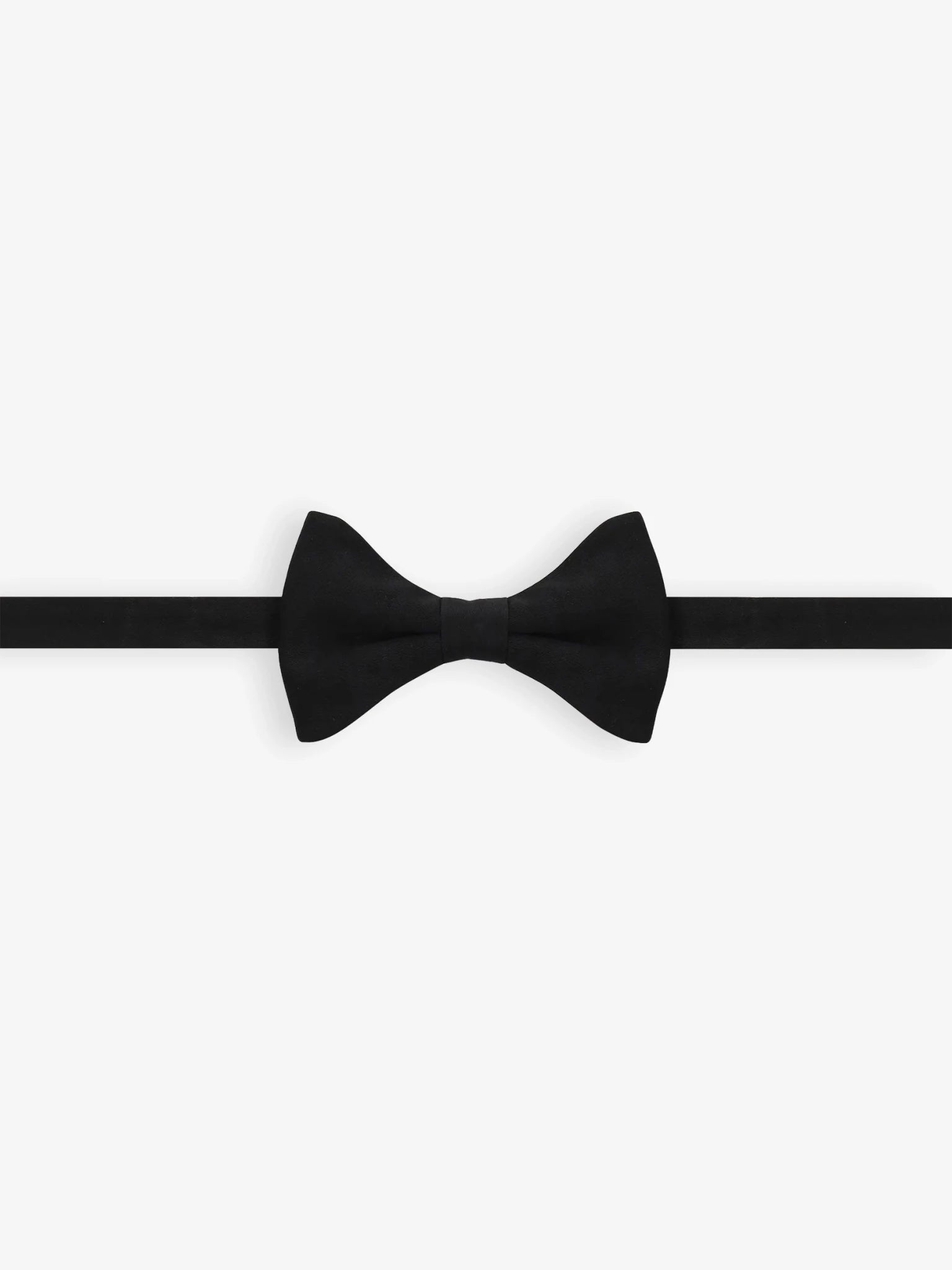 Nœud papillon tissu uni noir - IZAC