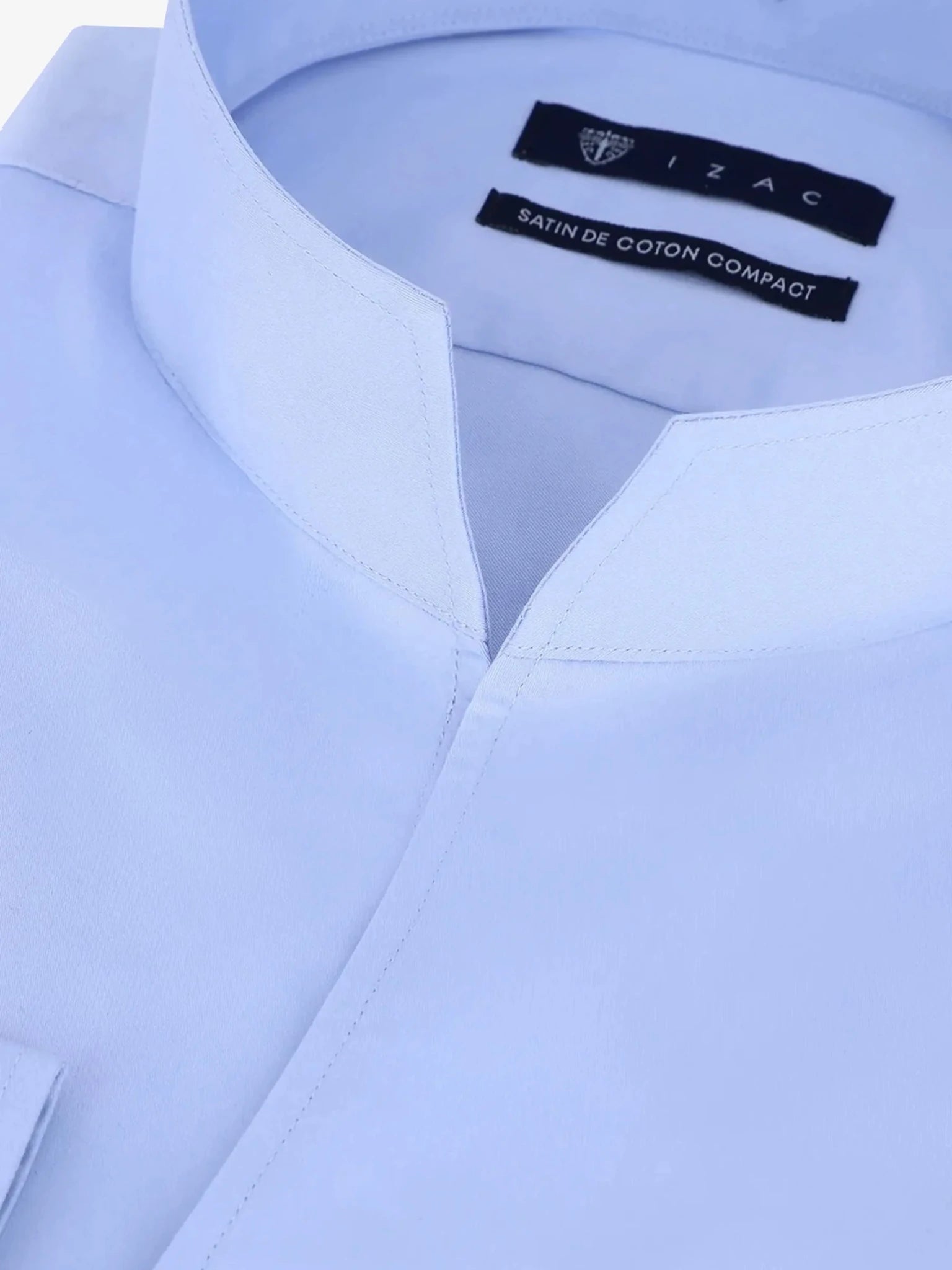 Chemise col philosophe ciel - IZAC