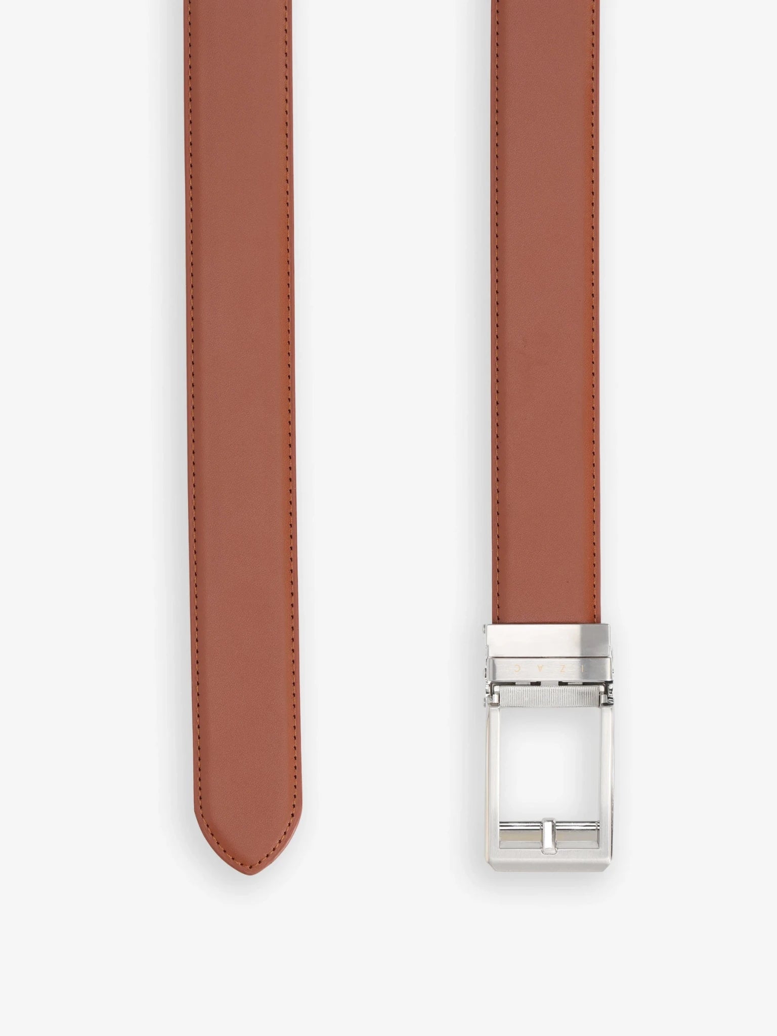 Ceinture à cliquet camel - IZAC
