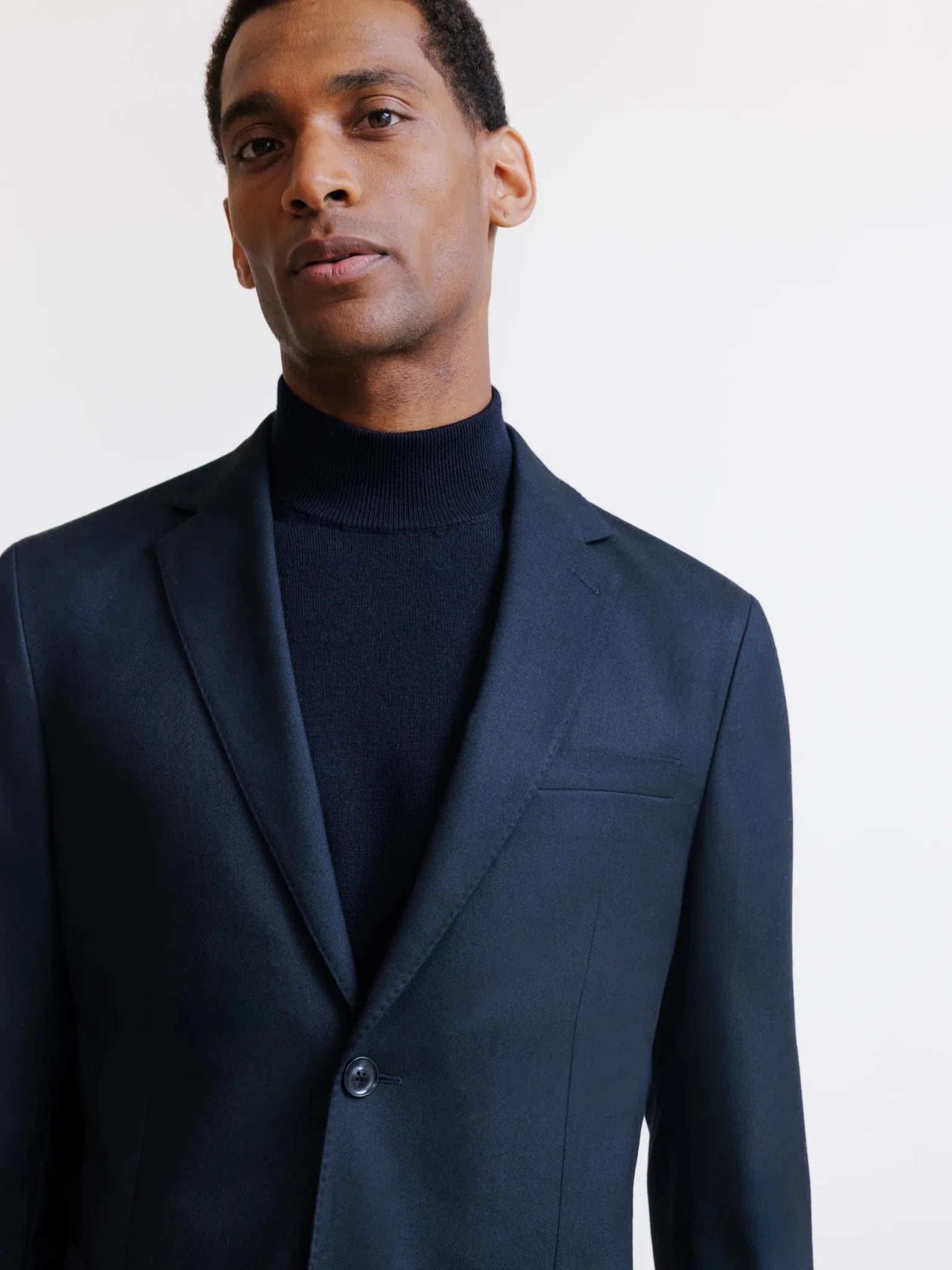 Veste 2 boutons marine - IZAC