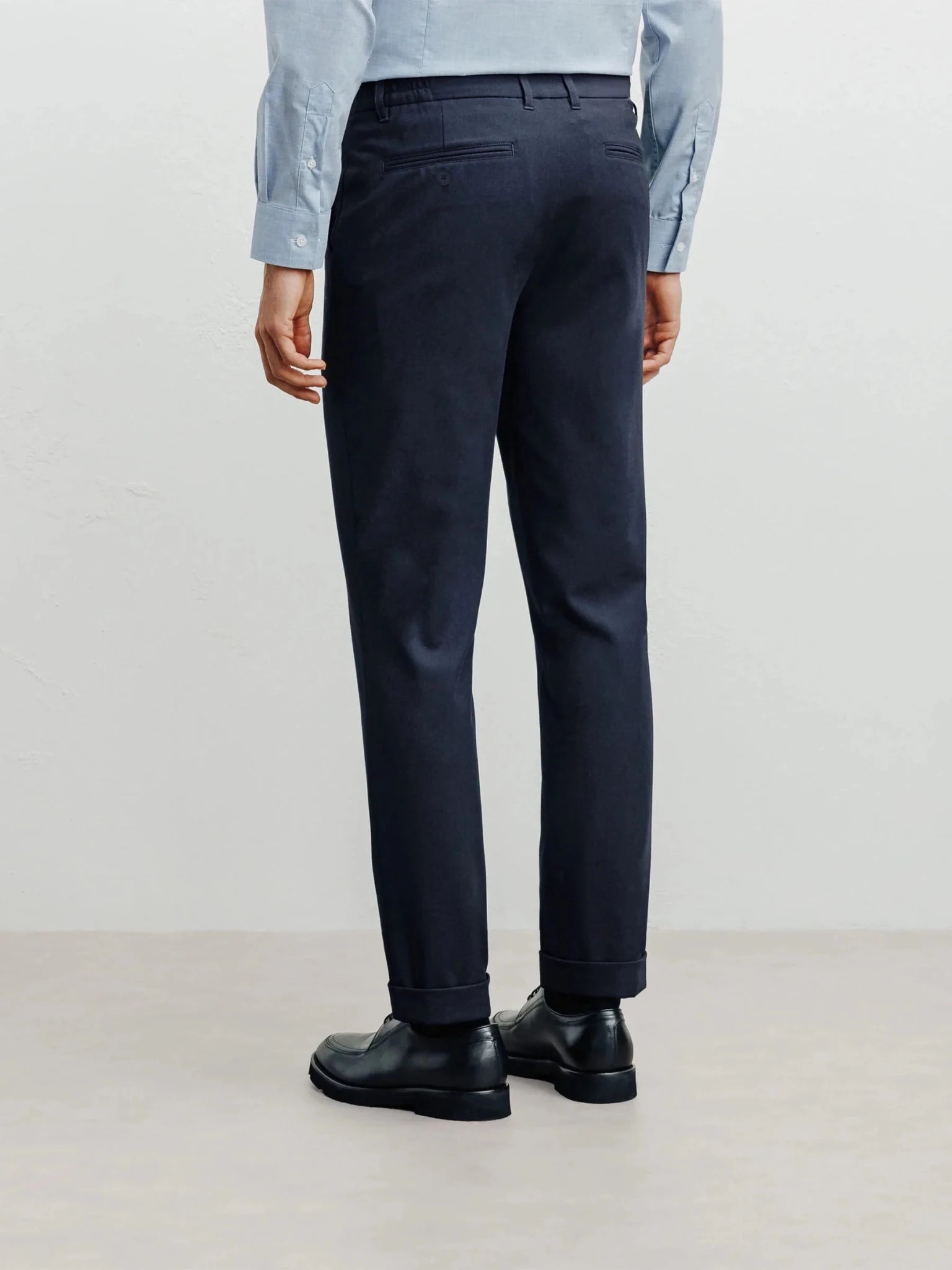 Pantalon flanelle marine - IZAC