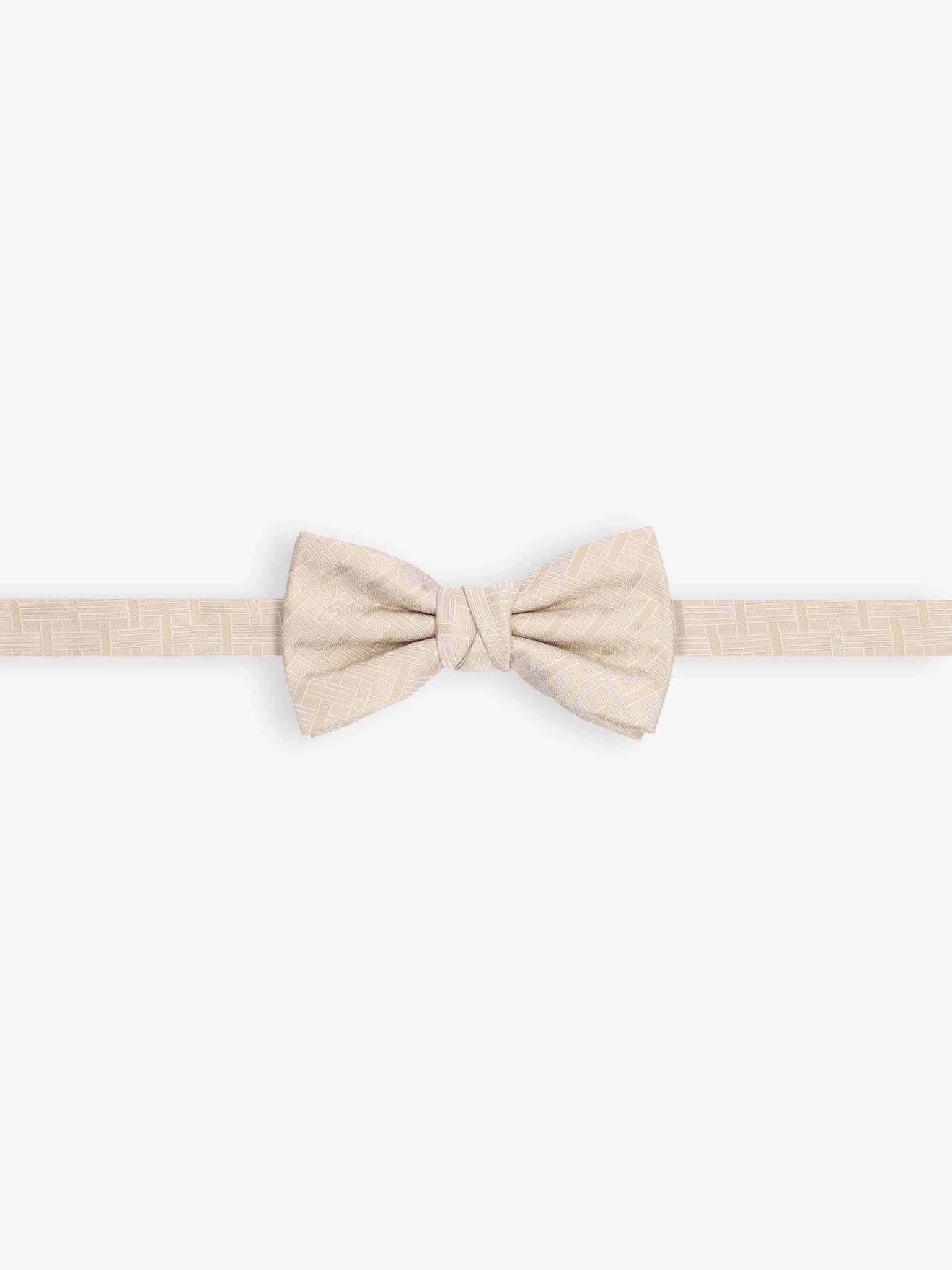 Nœud papillon fantaisie beige - IZAC