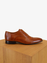 Richelieu en cuir marron - IZAC