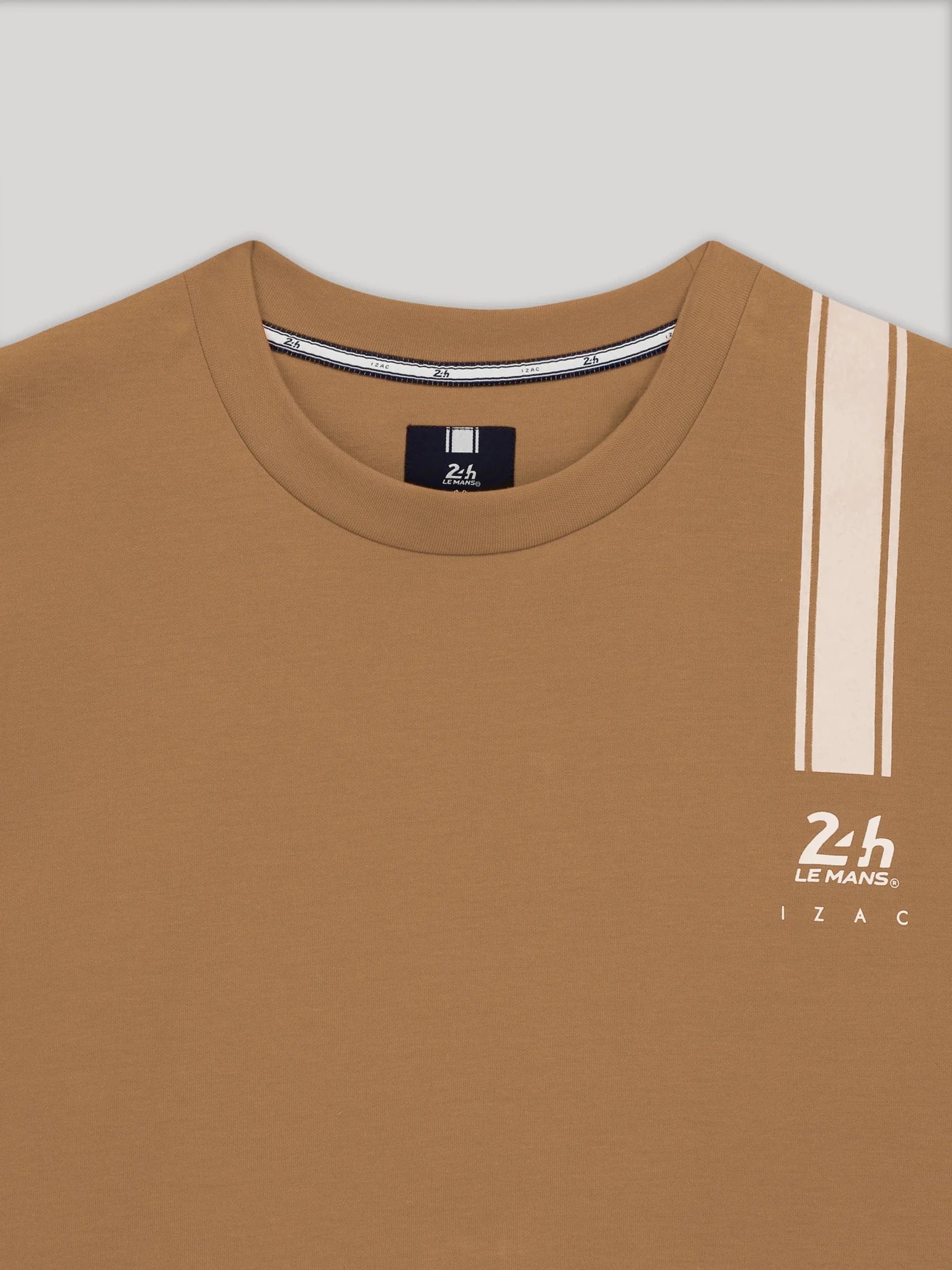 T-shirt col rond camel 24h Le Mans - IZAC