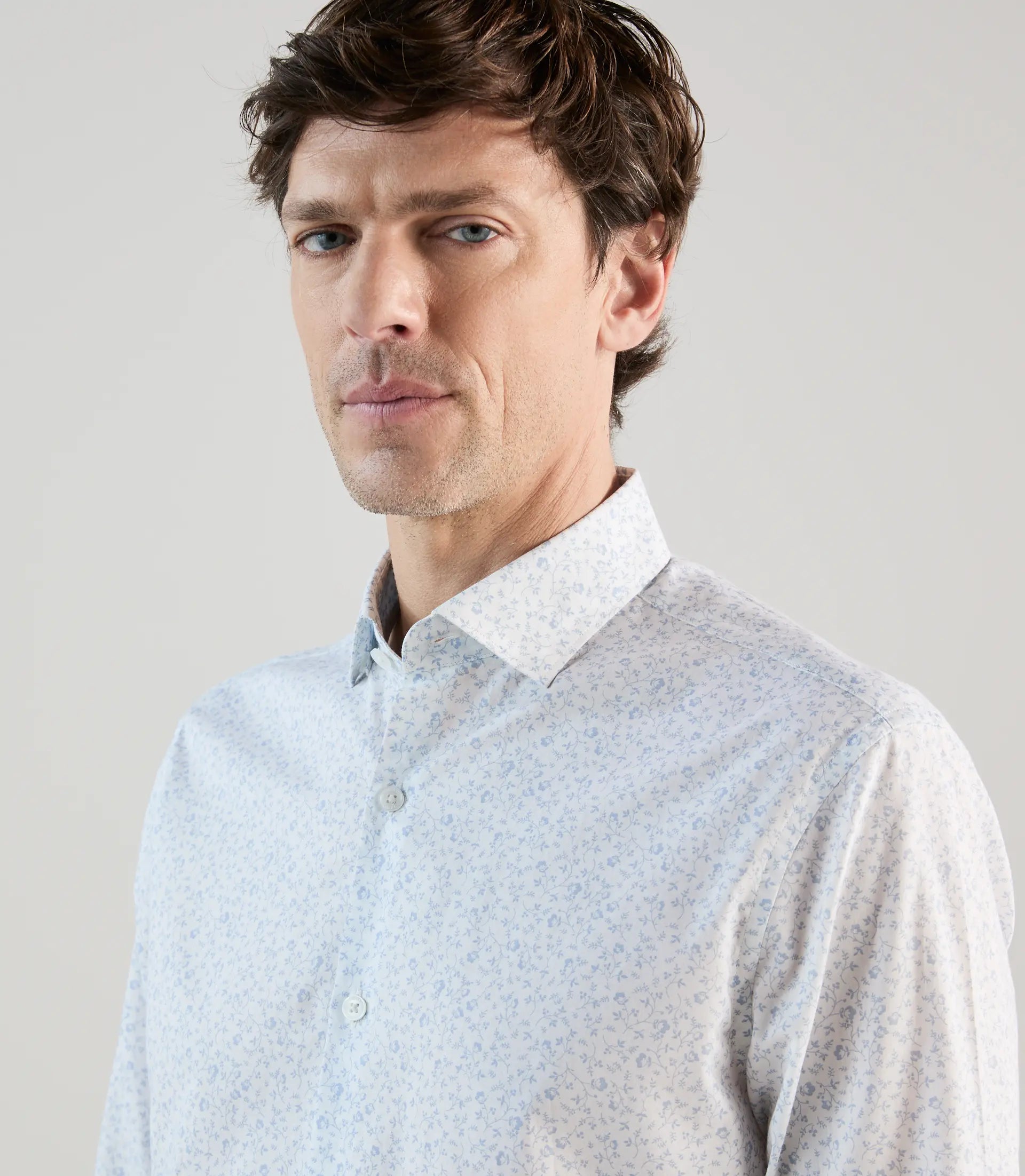 Chemise fantaisie ciel - IZAC