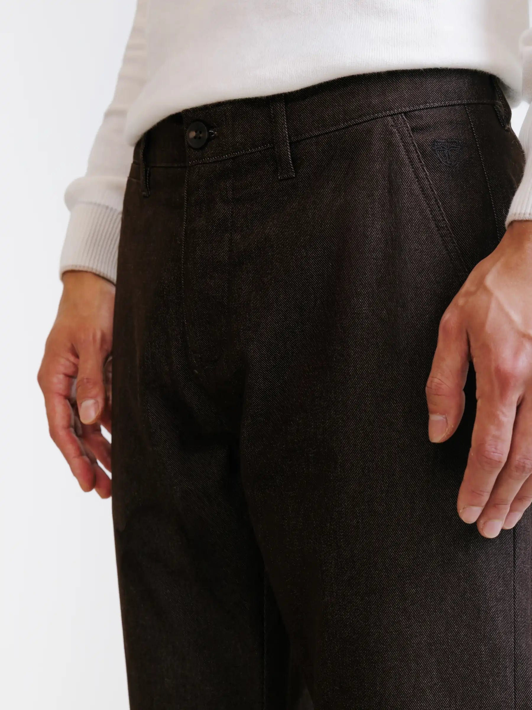 Brown casual trousers