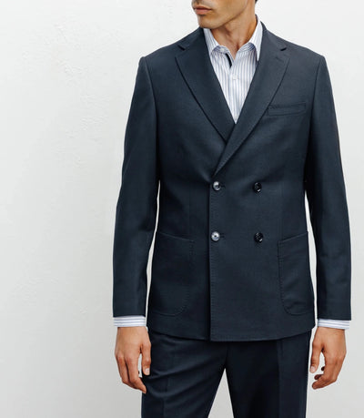 Veste croisée marine - IZAC