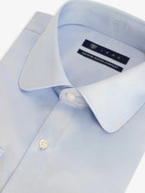 Chemise ville en coton bleu ciel - IZAC