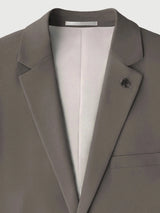 Costume 2 boutons taupe - IZAC