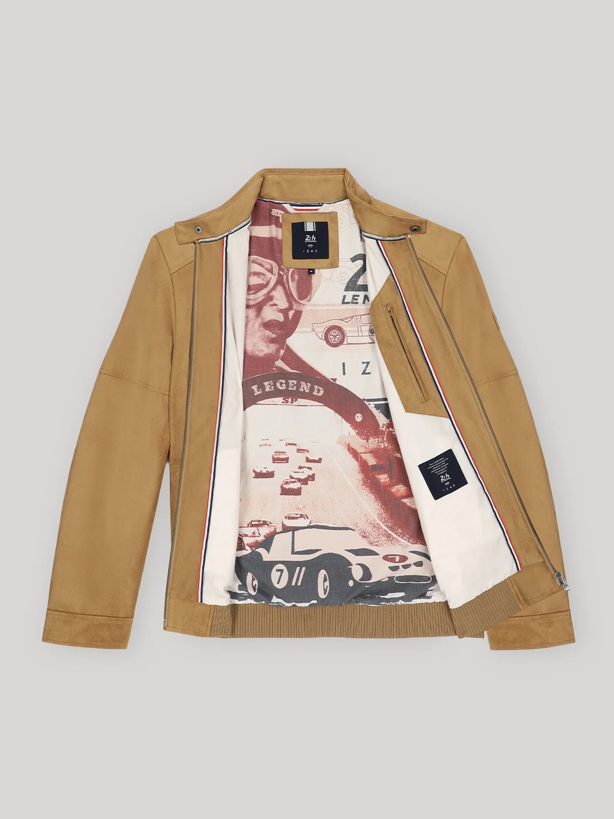 Blouson col motard camel 24h Le Mans - IZAC