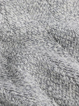 Écharpe en maille torsadée gris chiné - IZAC