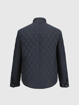 Blouson col motard marine - IZAC