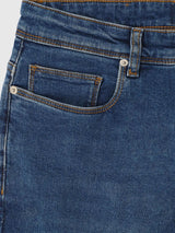 Jean 5 poches bleu moyen - IZAC