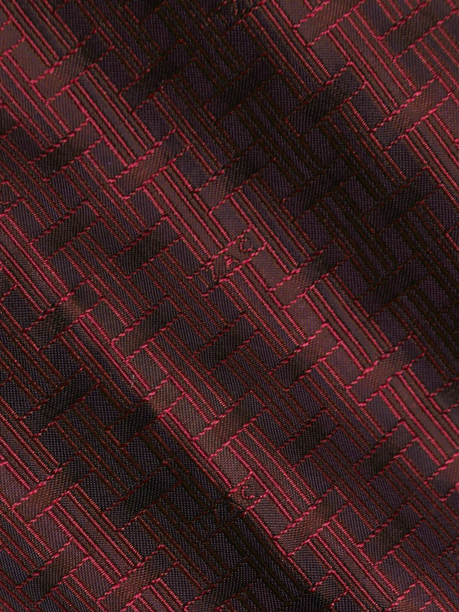 Pochette fantaisie bordeaux - IZAC