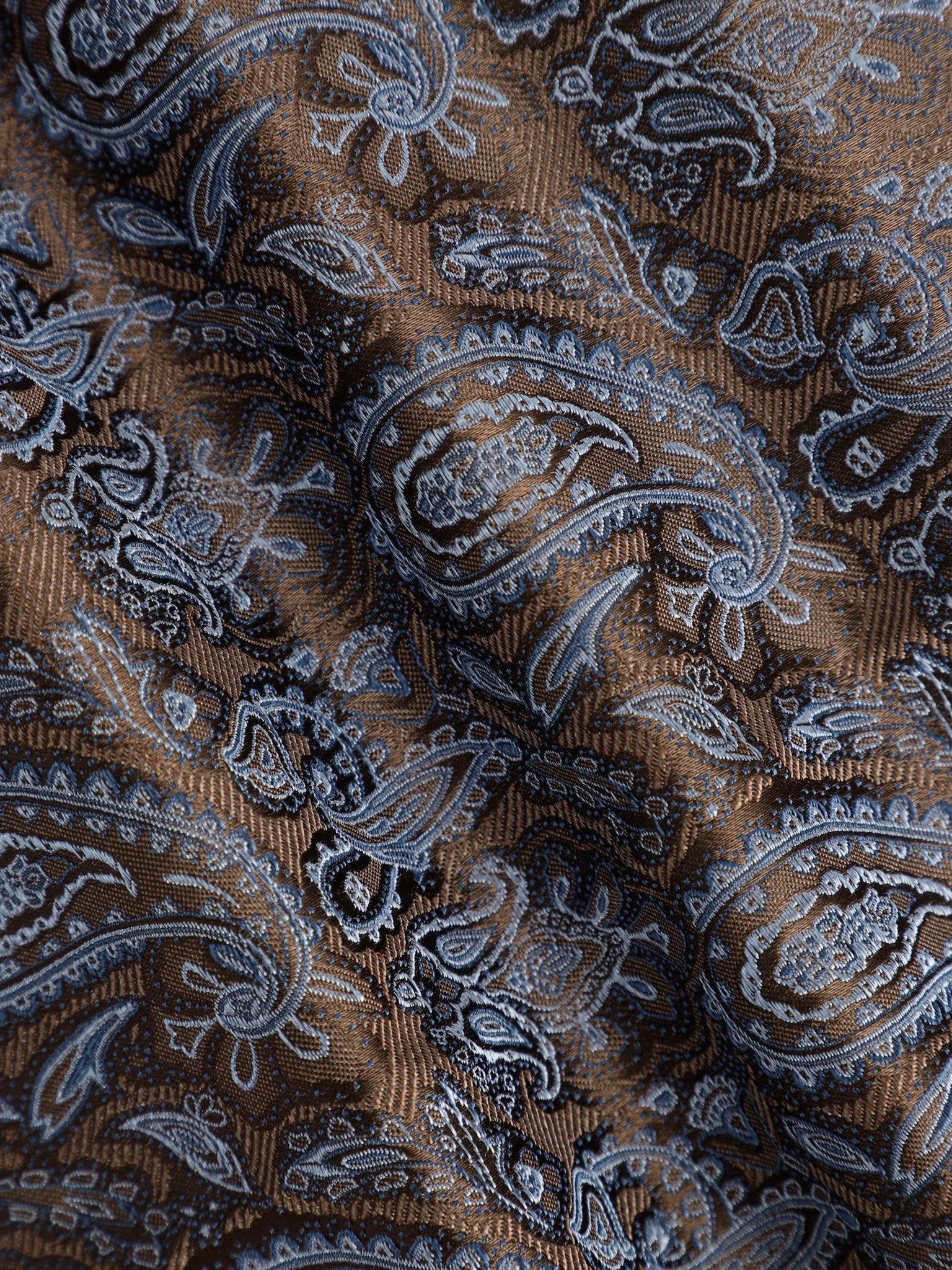 Pochette fantaisie marron - IZAC
