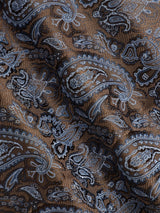 Pochette fantaisie marron - IZAC