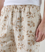 Bermuda avec taille élastiquée beige - IZAC