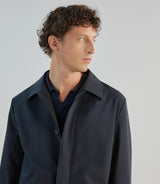 Manteau mi - long léger marine - IZAC