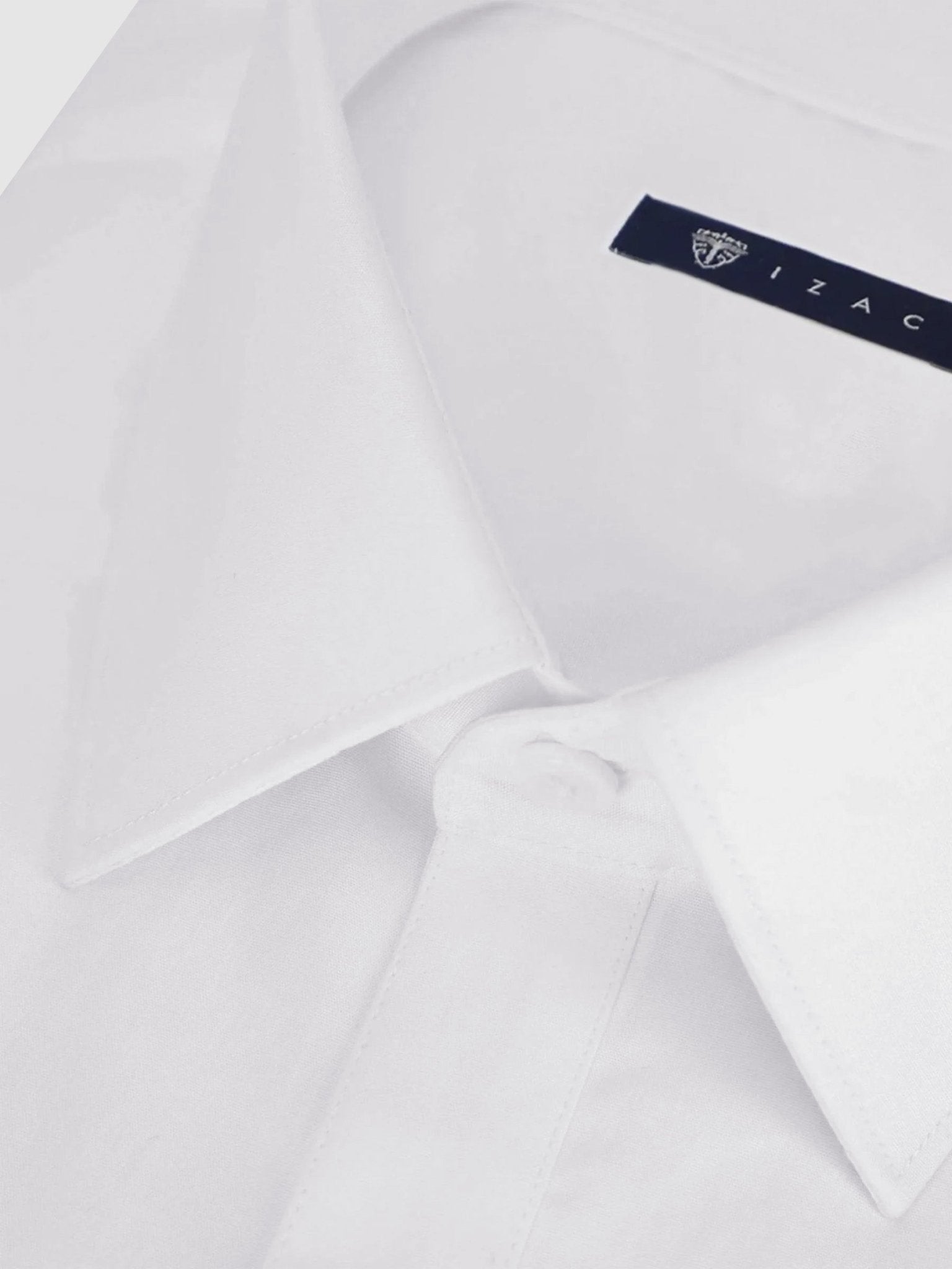 Chemise ville en coton blanche - IZAC