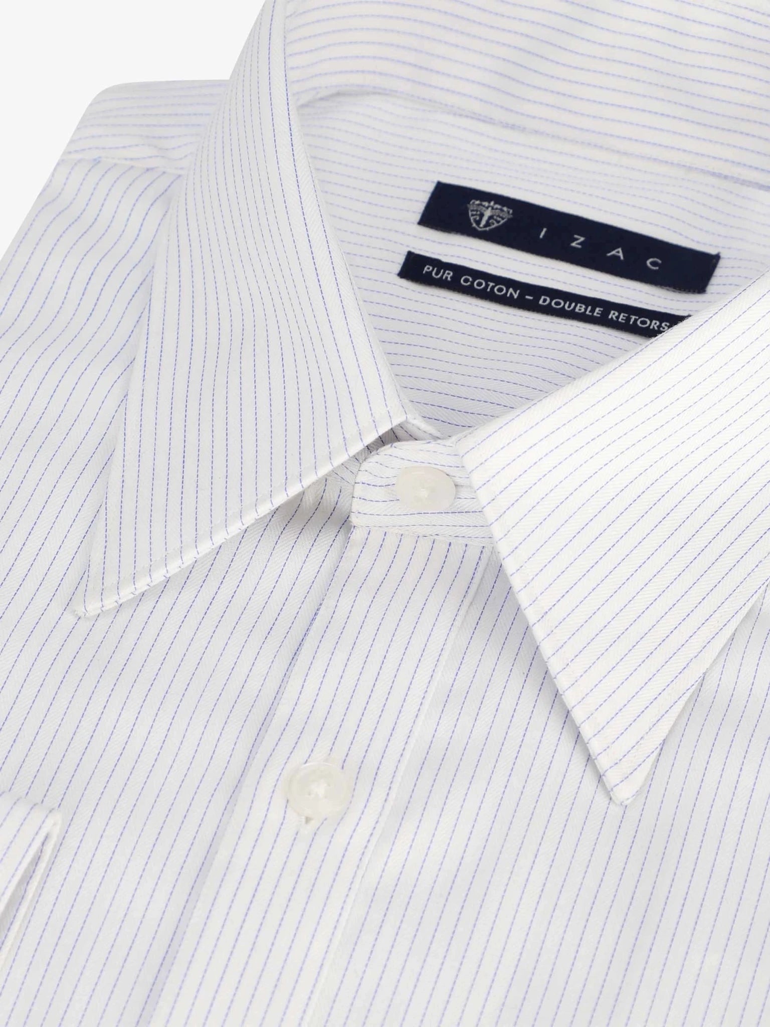 Chemise à rayures blanches - IZAC