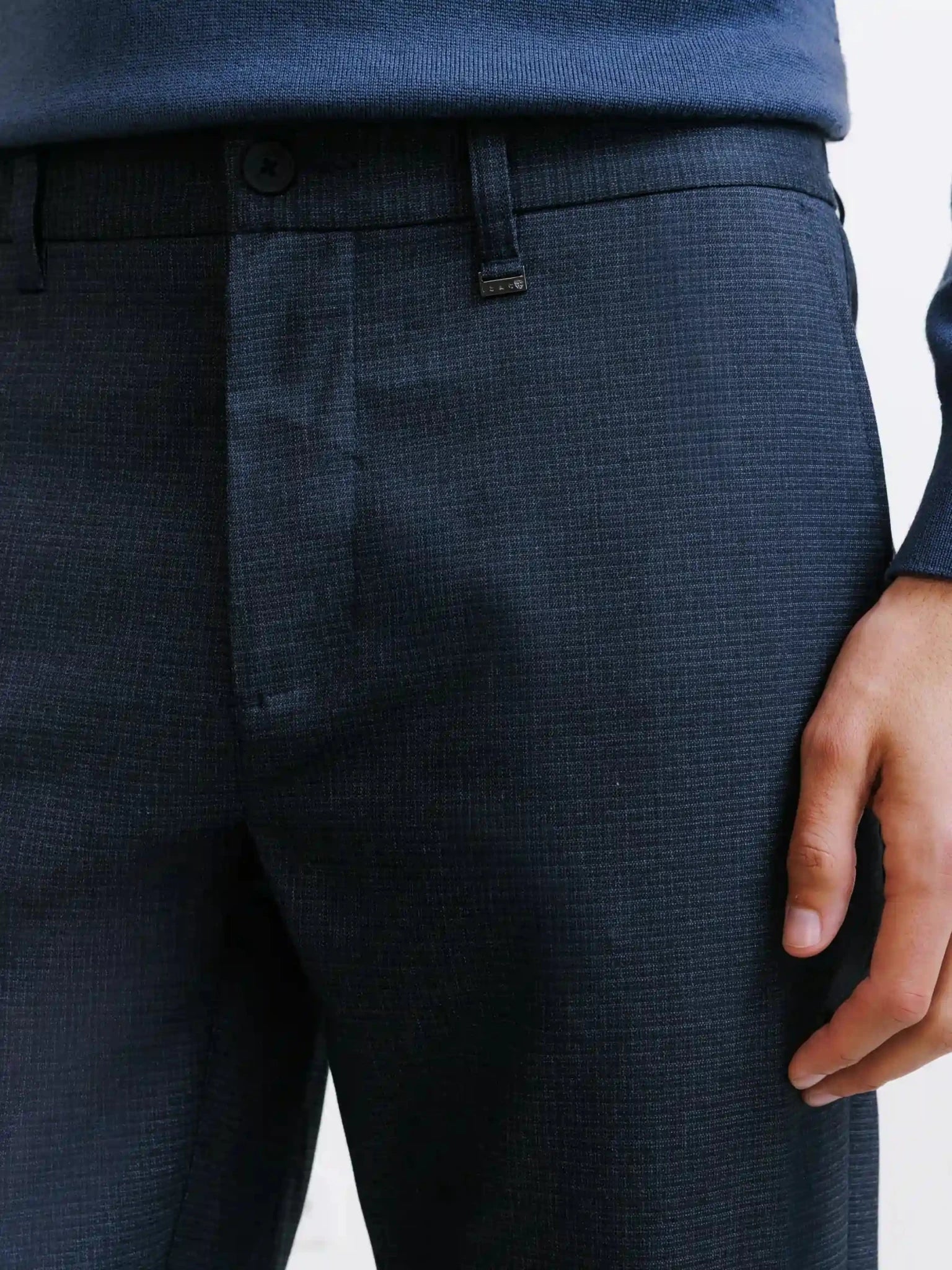 Pantalon casual marine - IZAC