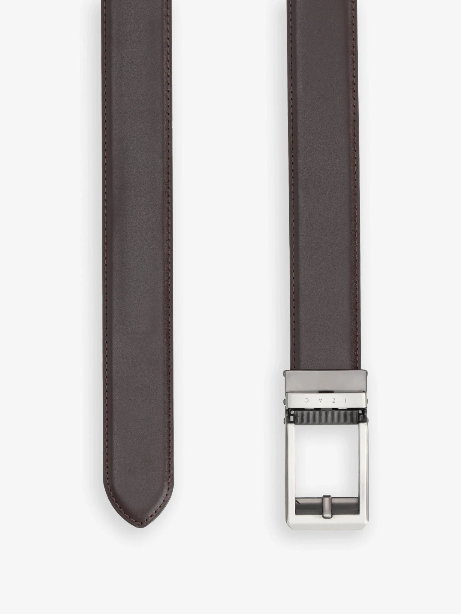 Ceinture à cliquet marron - IZAC
