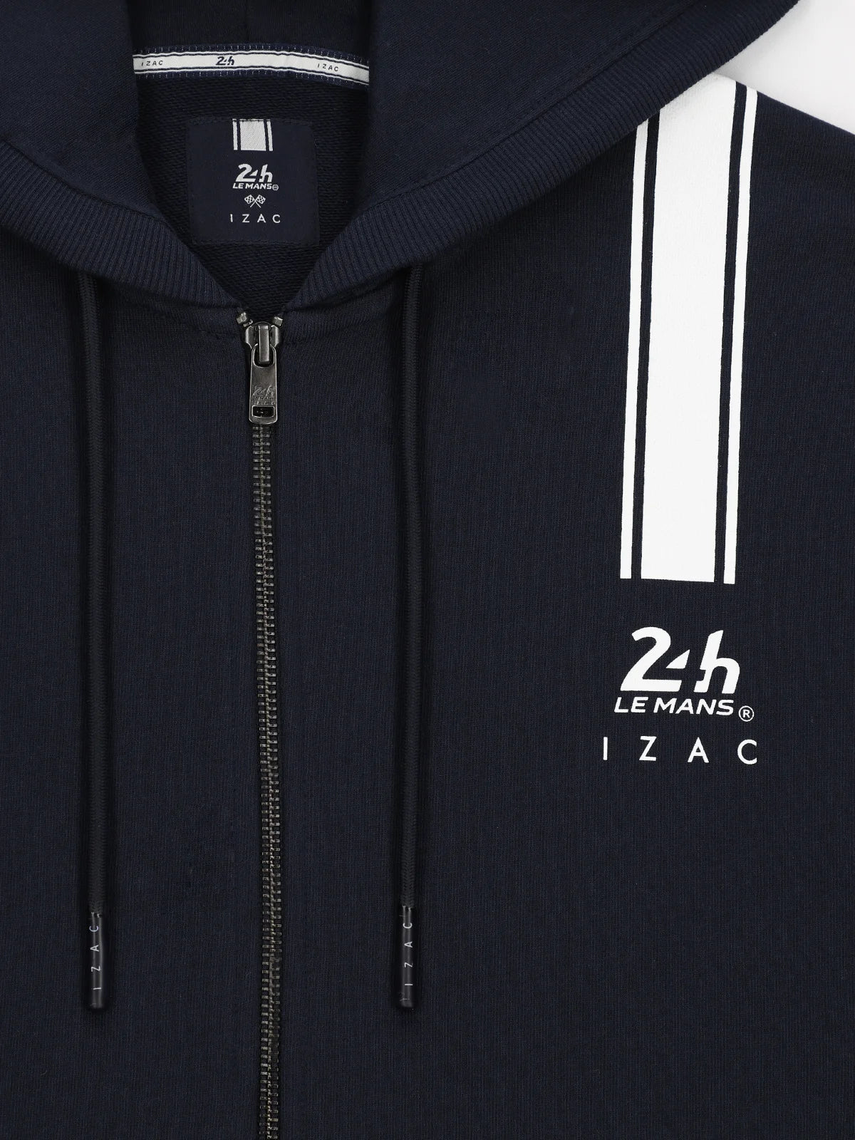 Hoodie zippé marine 24h Le Mans - IZAC