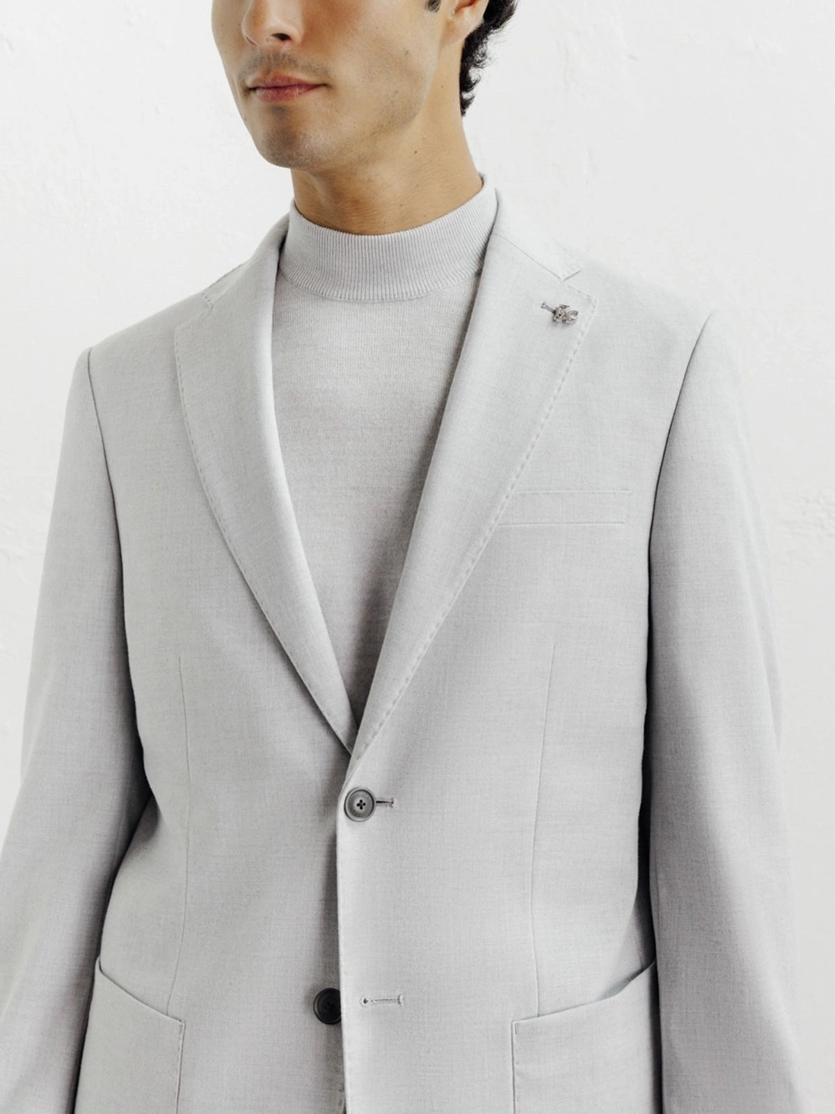 Veste ville en flanelle gris clair - IZAC
