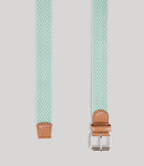 Ceinture tressée vert clair - IZAC