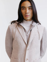 Veste en maille beige - IZAC