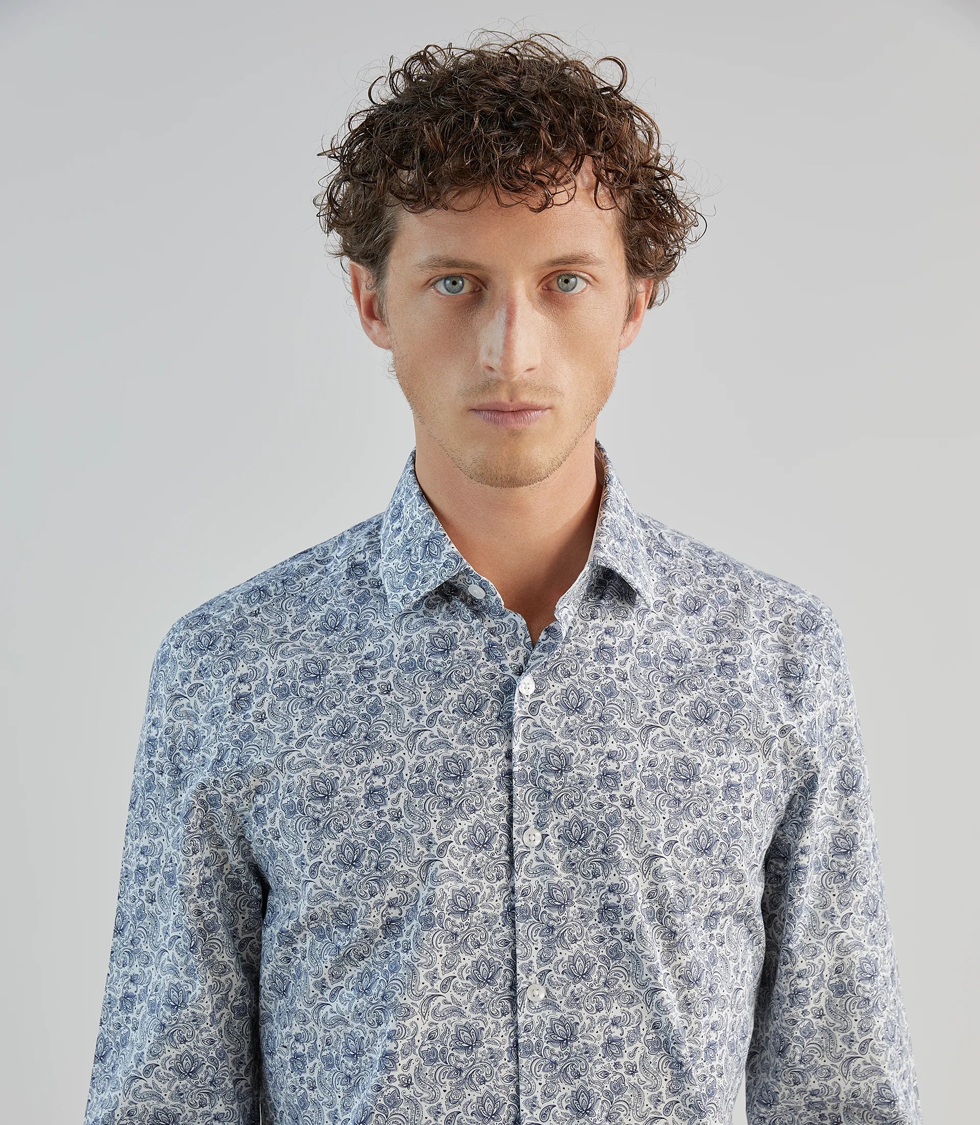 Chemise ville fantaisie blanche - IZAC