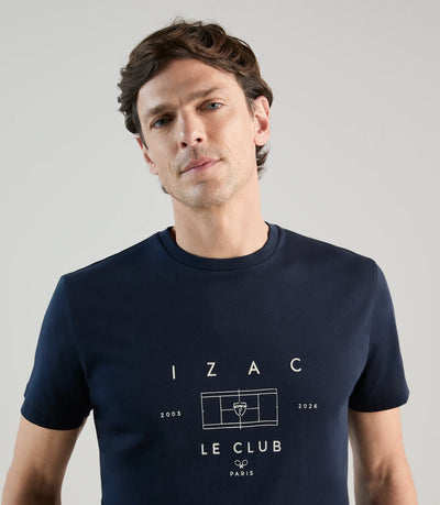 T-shirt à manches courtes marine - IZAC