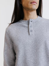 Pull col rond gris chiné - IZAC