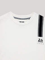 T-shirt col rond écru 24h Le Mans - IZAC