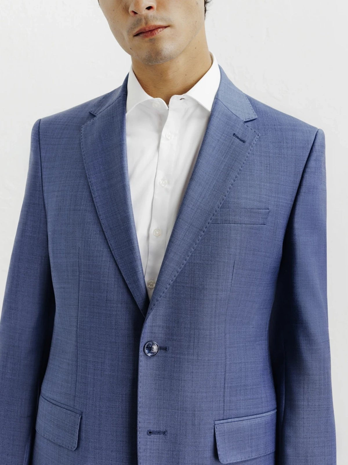 Costume en laine bleu - IZAC