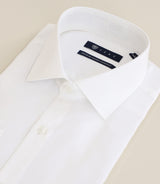 Chemise en satin de coton écru - IZAC
