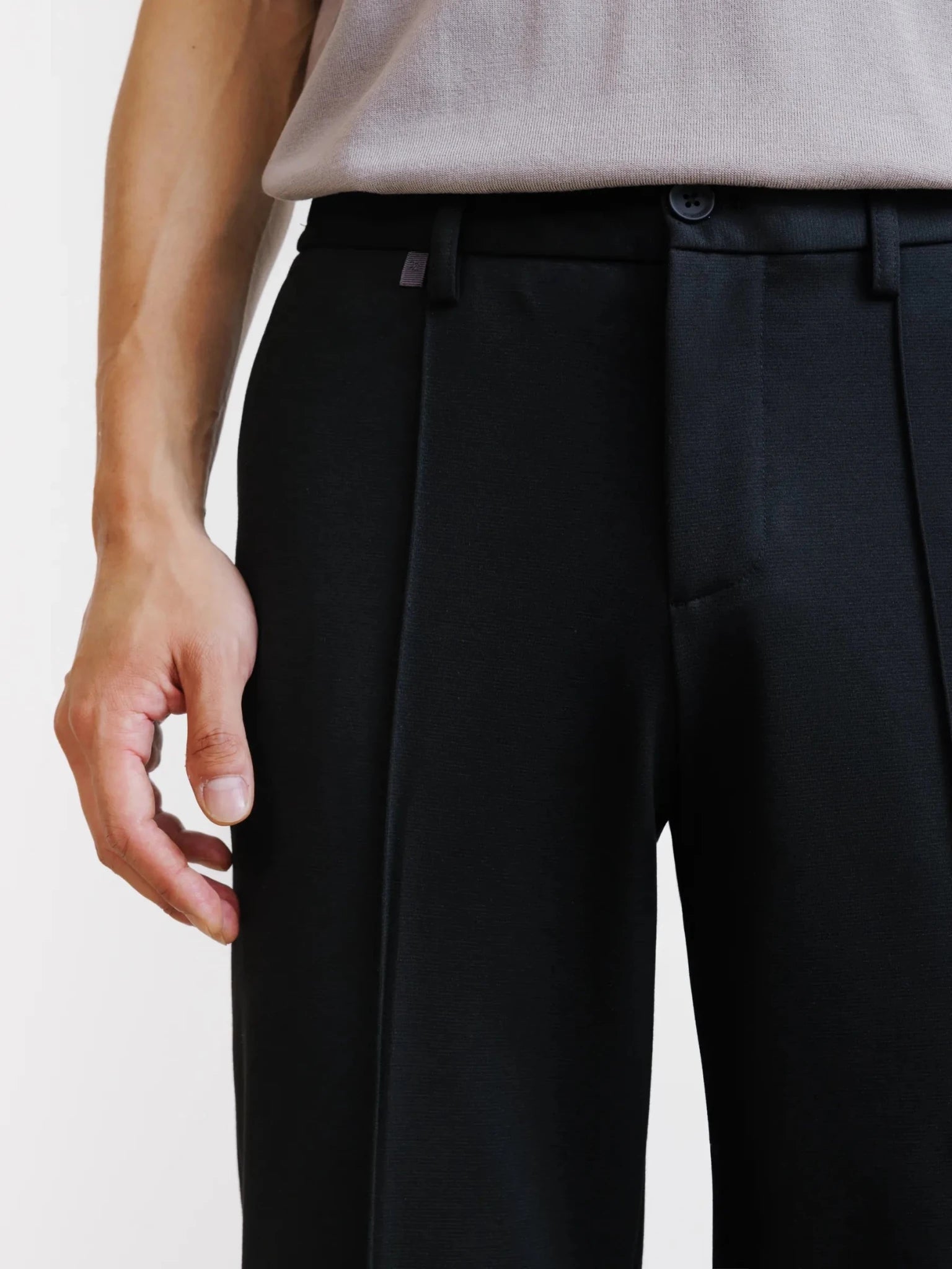 Pantalon en maille noir - IZAC