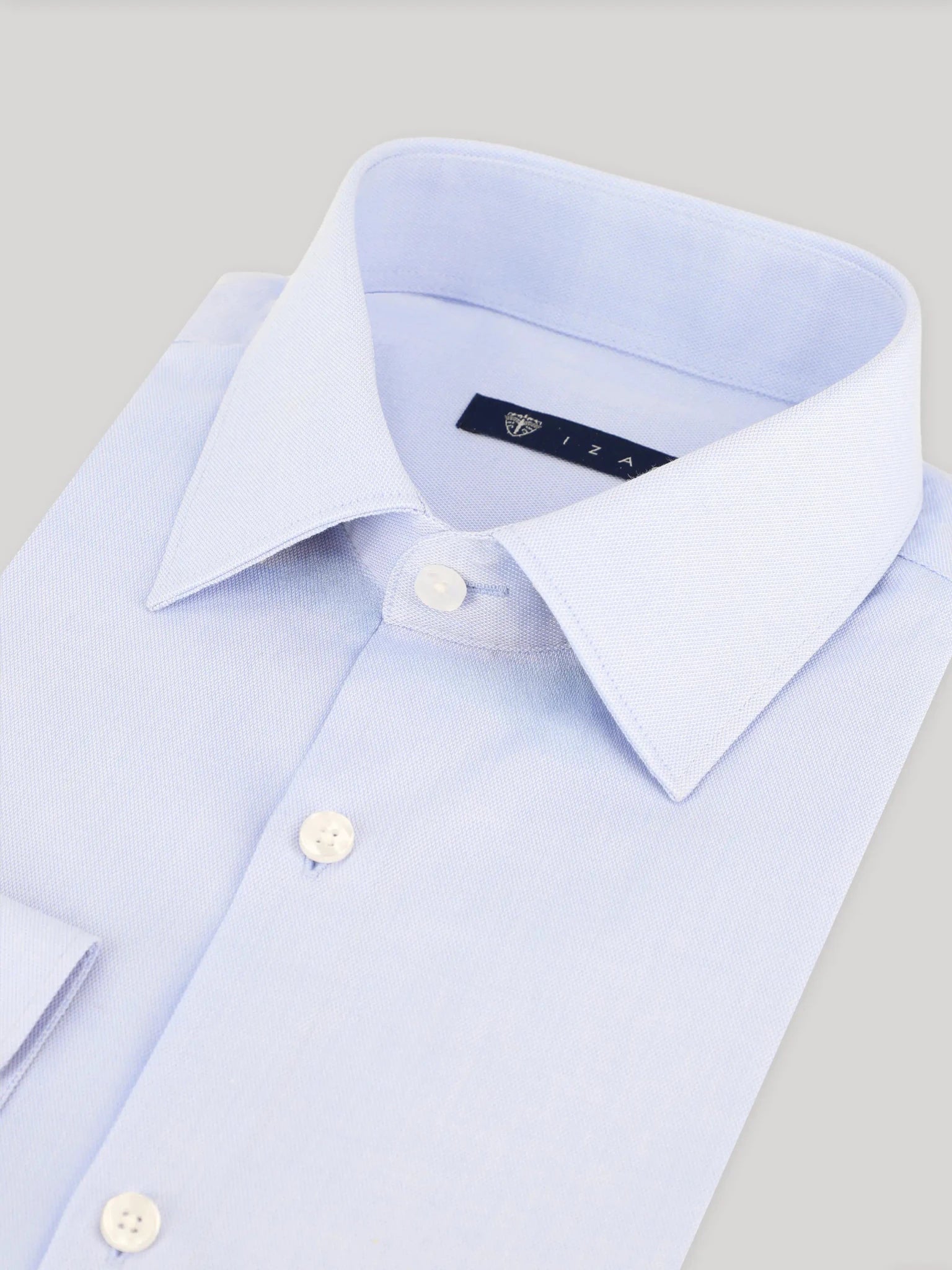 Chemise ville easy iron ciel - IZAC
