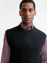 Pull sans manches noir - IZAC