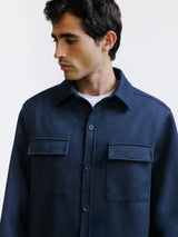 Surchemise casual marine