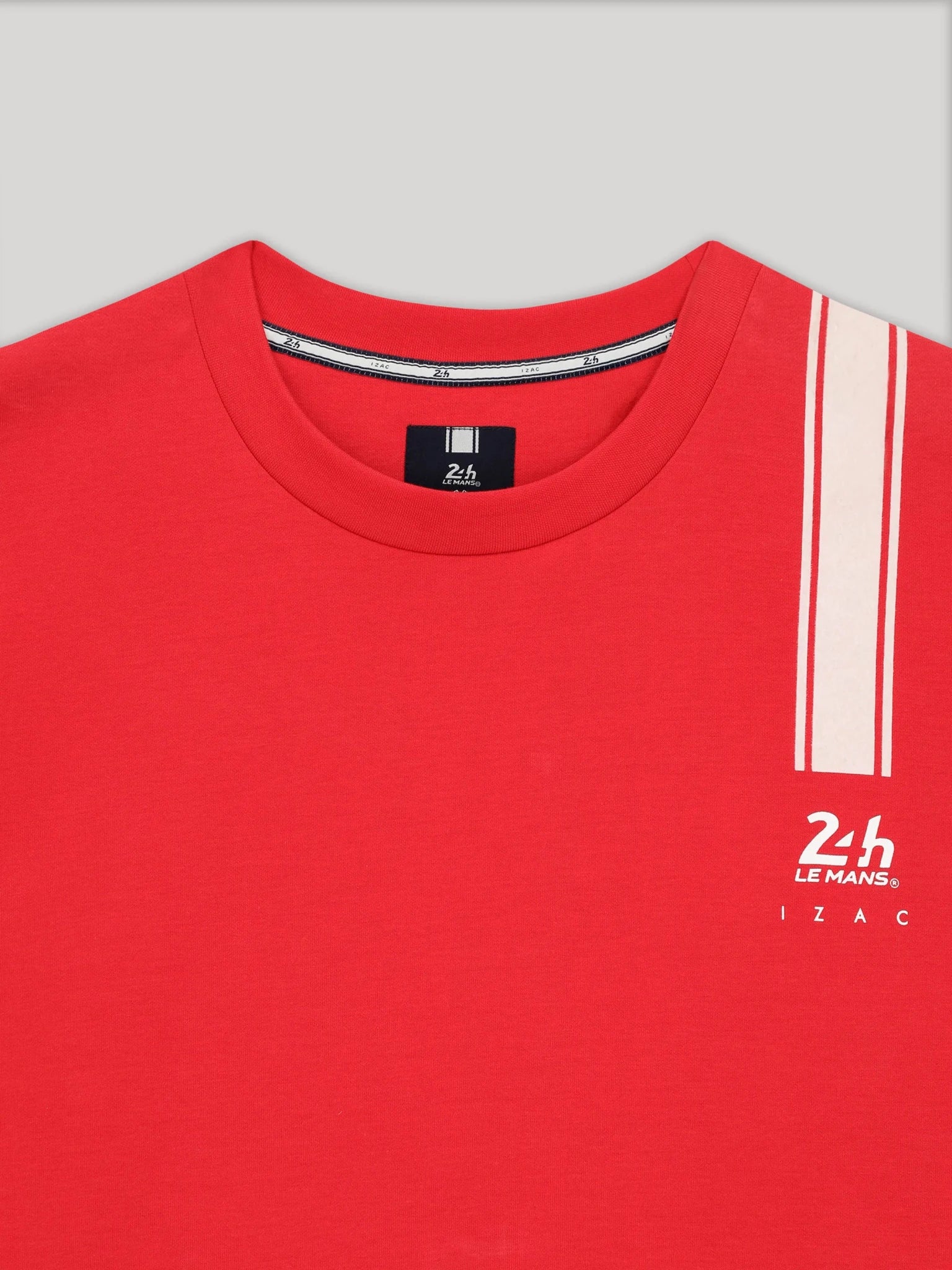 T-shirt col rond rouge 24h Le Mans - IZAC