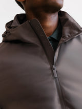 Blouson à capuche taupe - IZAC