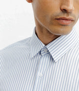 Chemise casual à rayures ciel - IZAC