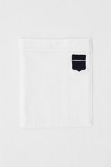 White round-neck T-shirt