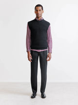 Pull sans manches noir - IZAC