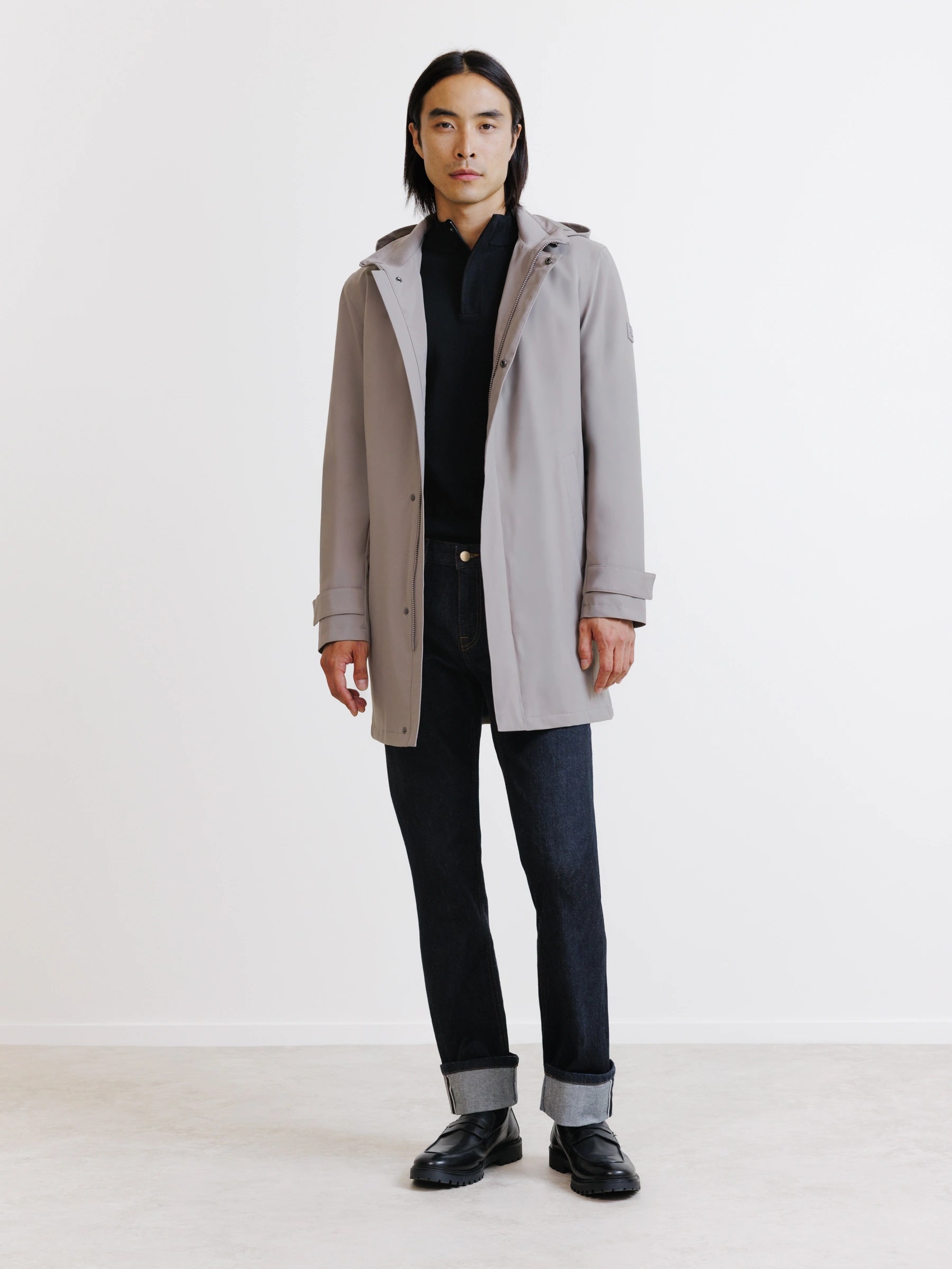 Parka légère taupe