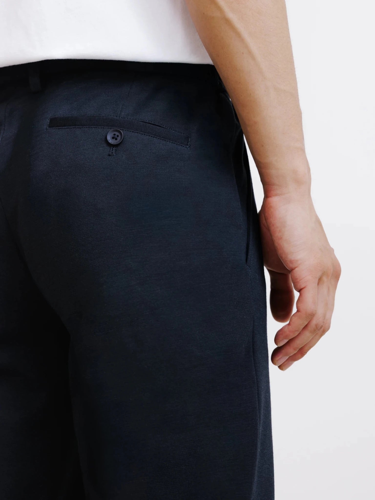 Pantalon en maille marine - IZAC