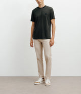 T-shirt col teddy kaki